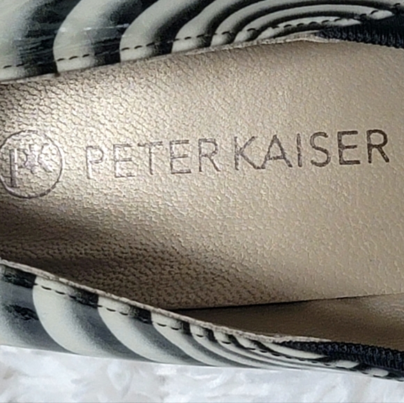 Vintage Peter Kaiser Zebra Print Pumps Size 6 - Picture 5 of 9
